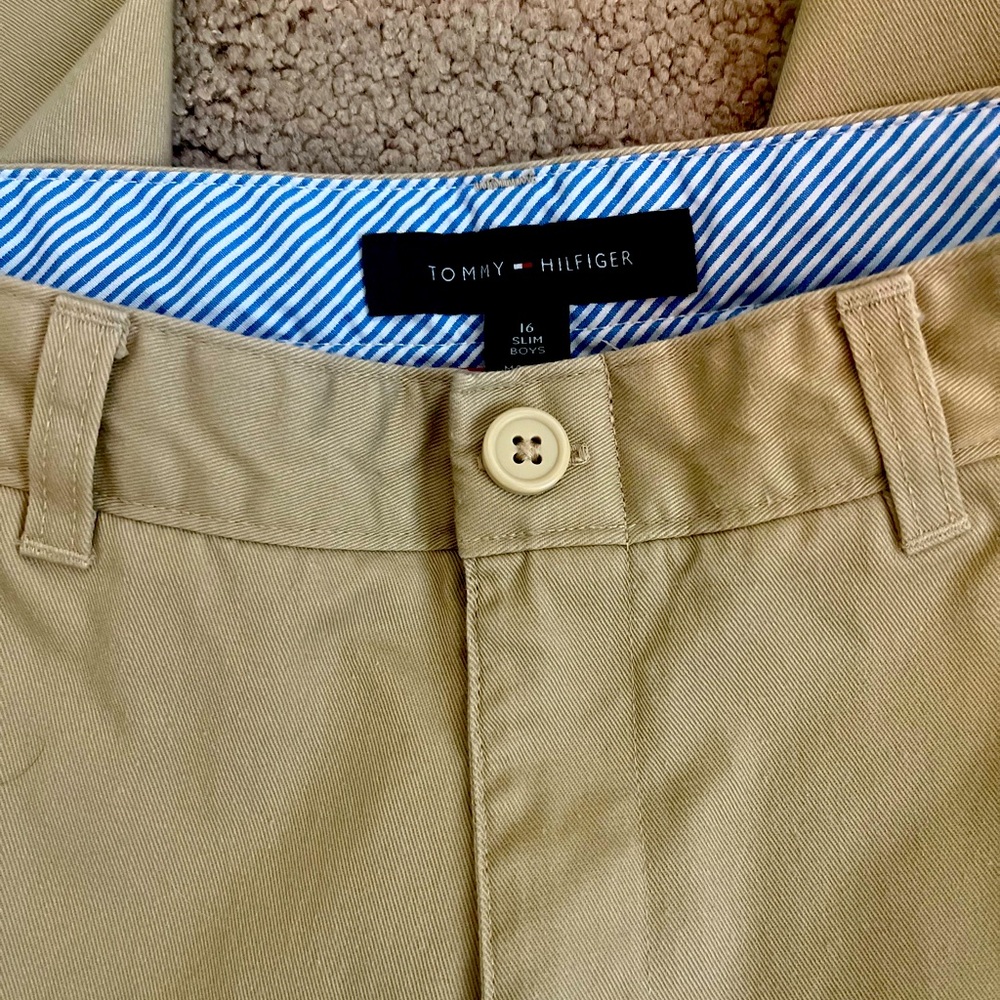Boys Tommy Hilfiger chinos size 16 slim
